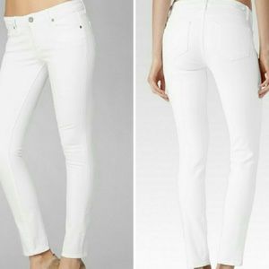 PAIGE Skyline Ankle Peg Jeans, Optic White, 24